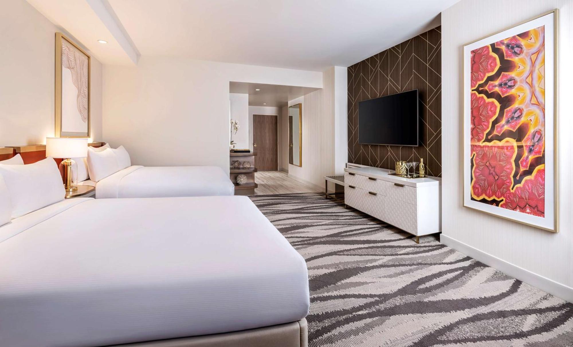 Conrad Las Vegas At Resorts World Exterior foto A guest room at the MGM National Harbor