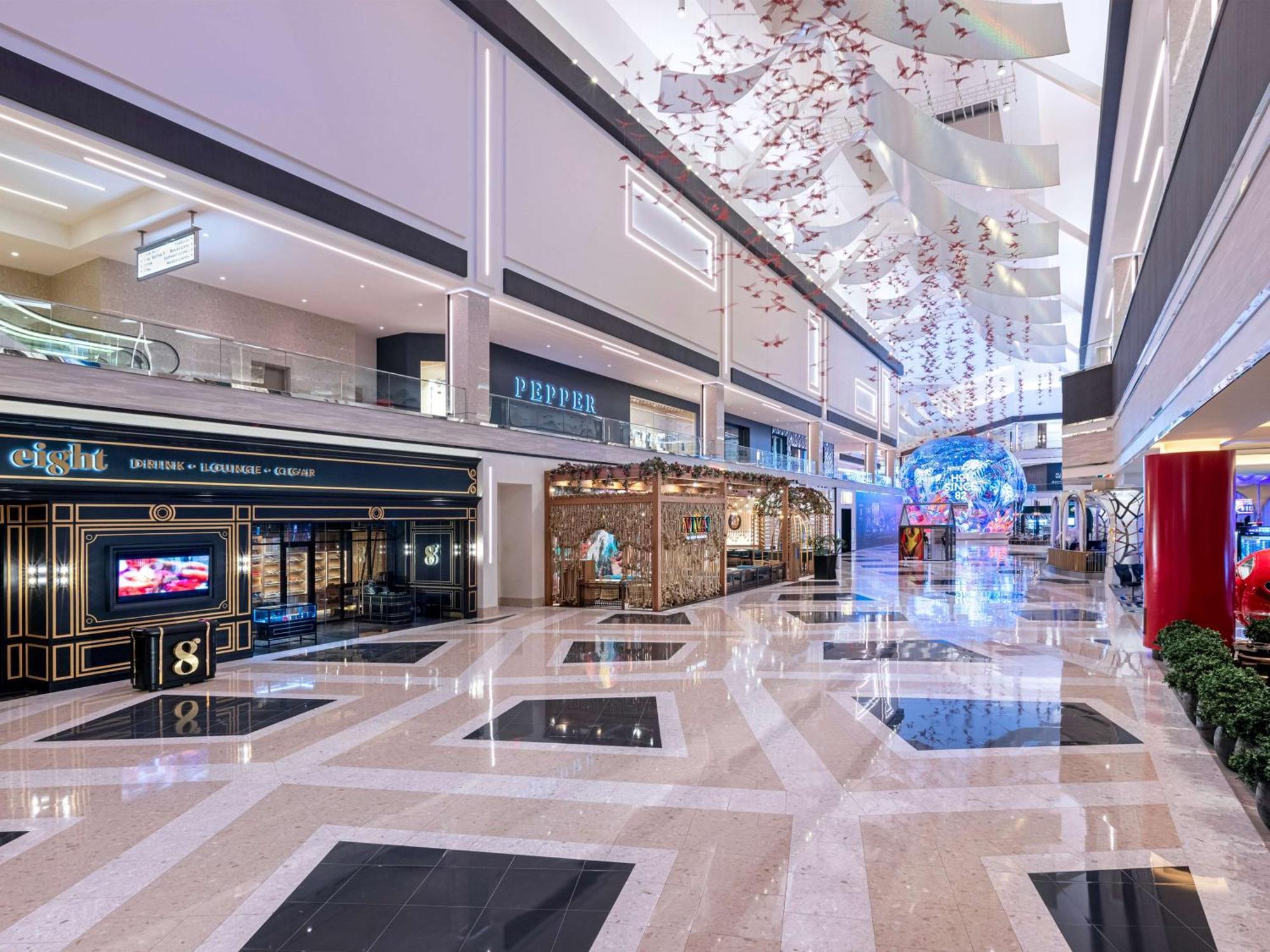 Conrad Las Vegas At Resorts World Exterior foto The shopping mall
