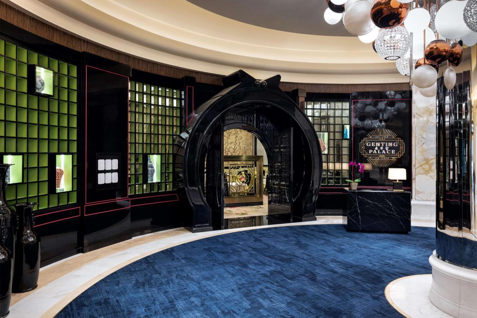 Conrad Las Vegas At Resorts World Exterior foto The entrance to the hotel