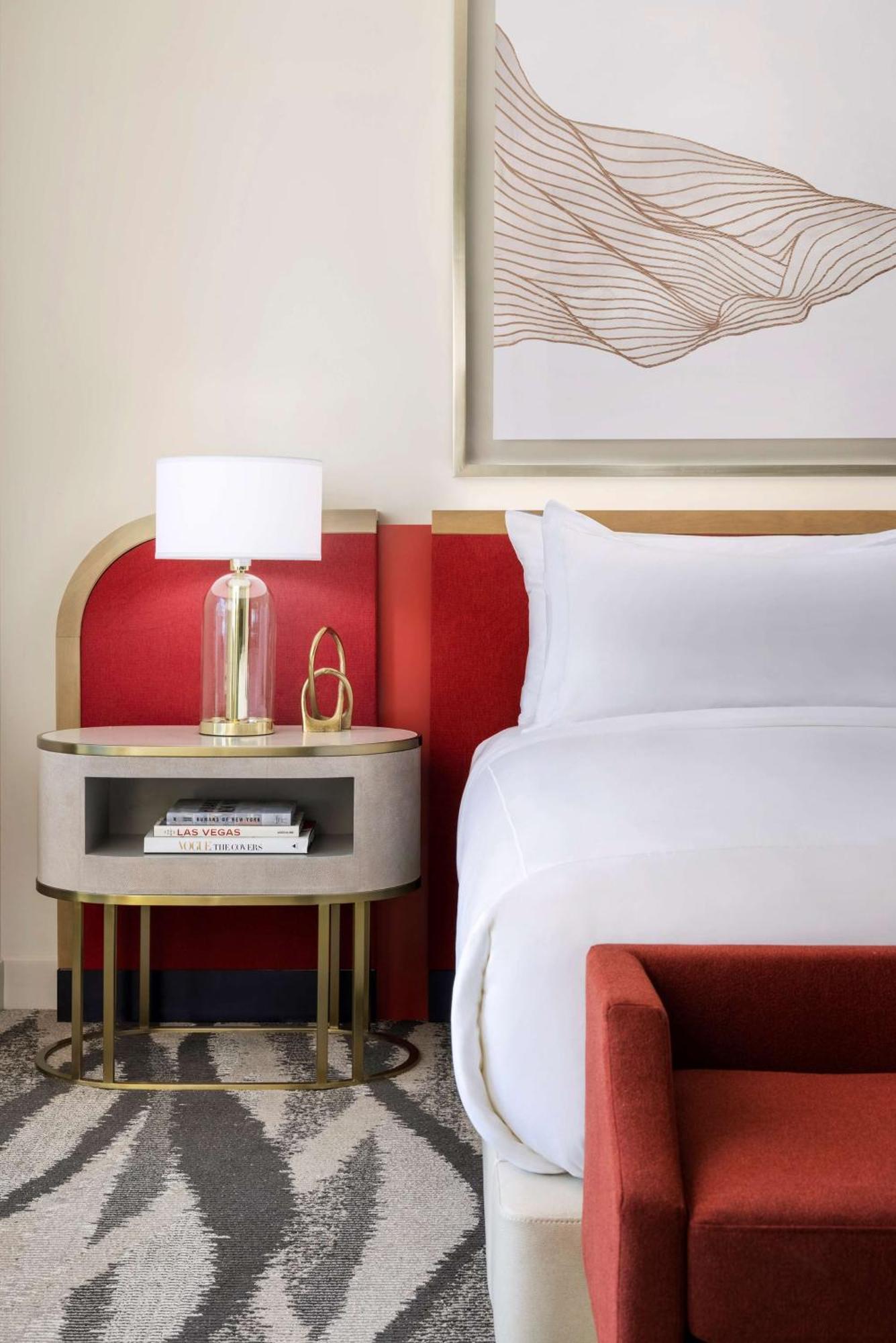 Conrad Las Vegas At Resorts World Exterior foto A bedroom at the hotel