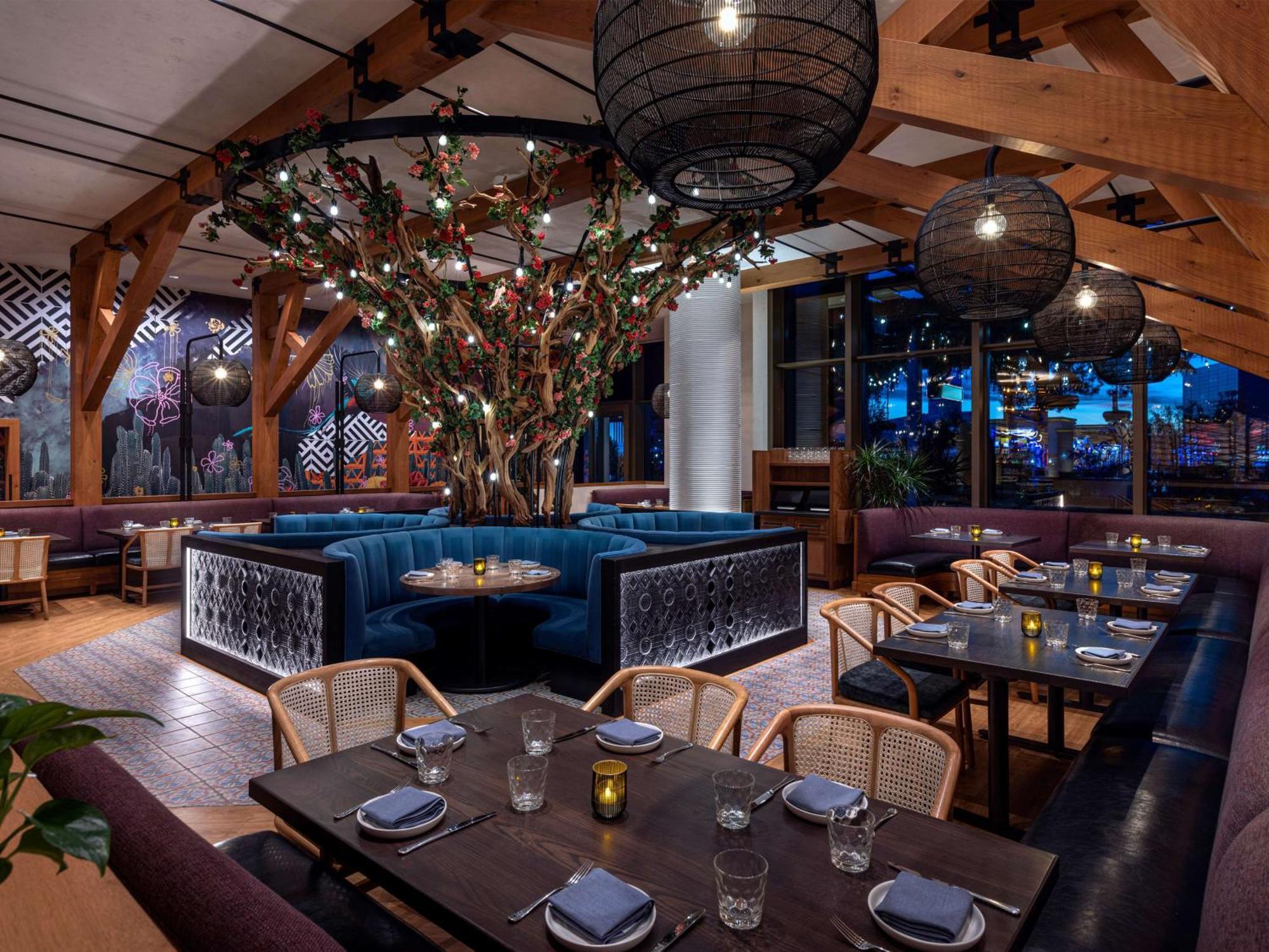 Conrad Las Vegas At Resorts World Exterior foto The interior of the restaurant